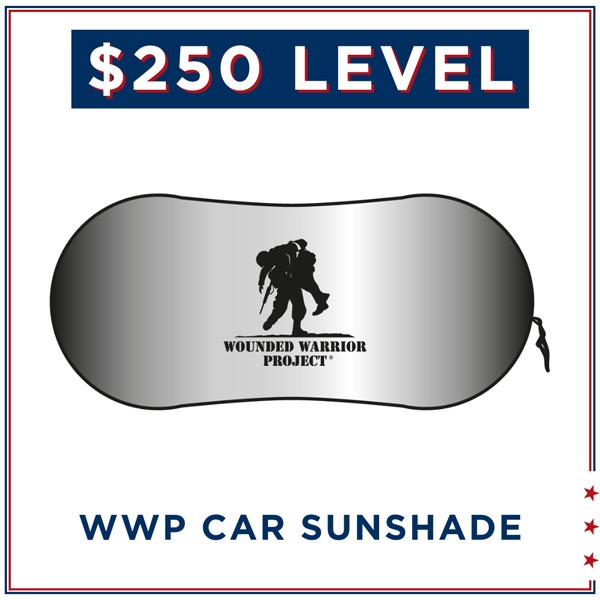 $250 LEVEL: WWP CAR SUNSHADE