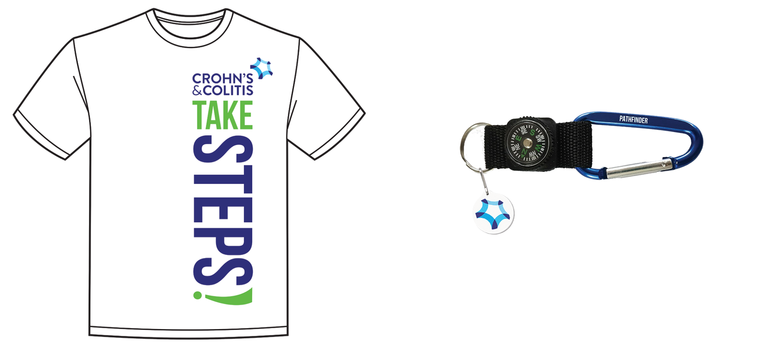 incentive images - t-shirt and compass