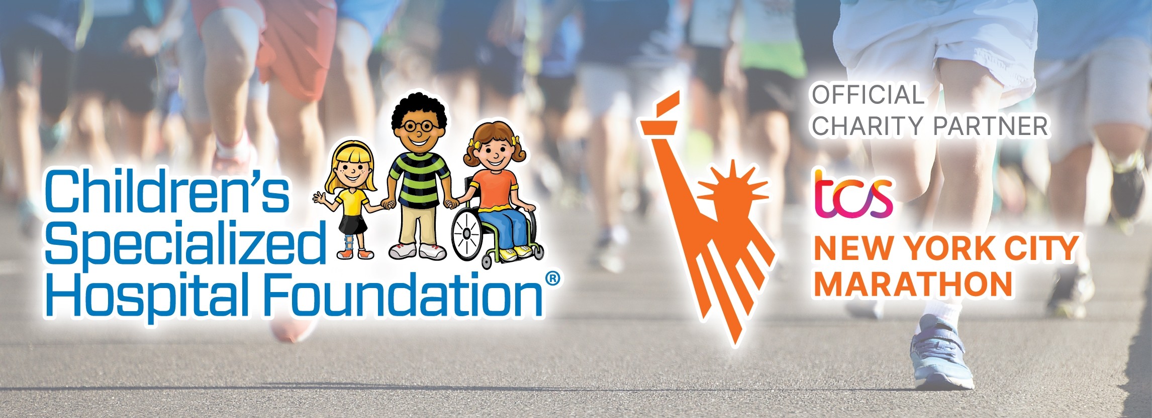 Official Charity Partner of TCS NYC Marathon