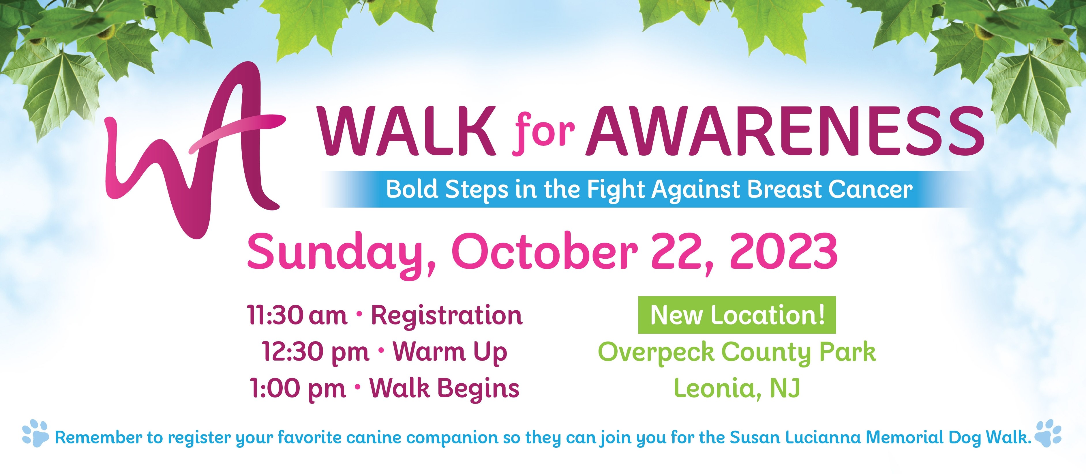 2023 Walk for Awareness Banner