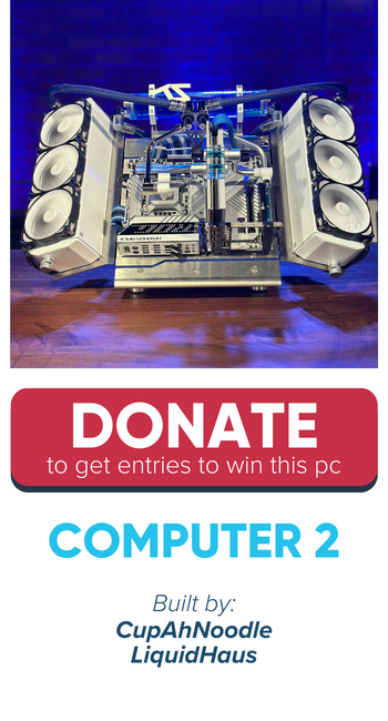 Donate for entries to win Computer 2