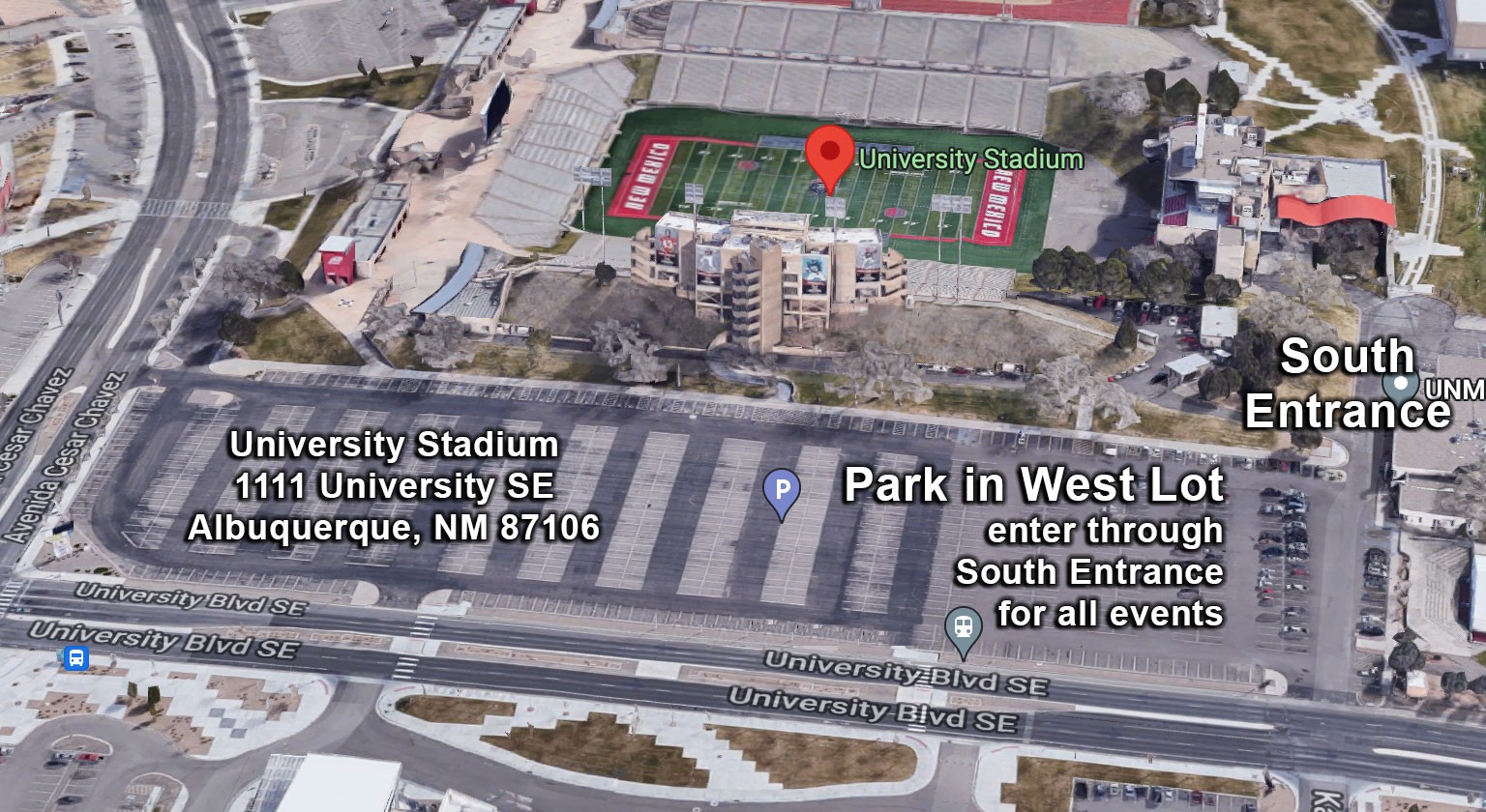 University Stadium - aerial view
