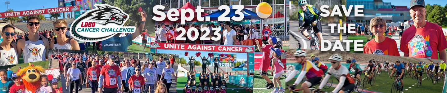 Save the Date! September 23, 2023 is the Lobo Cancer Challenge!