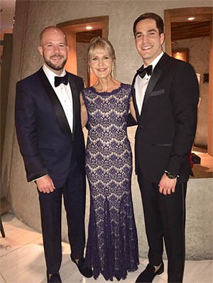 Angie Furlan with her sons