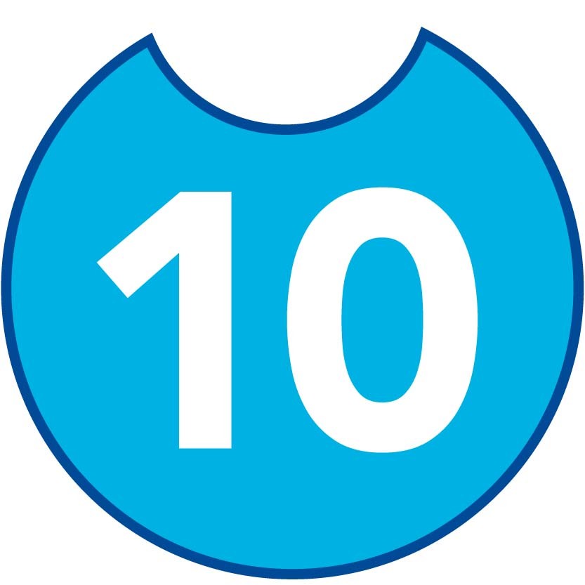 10 mile badge