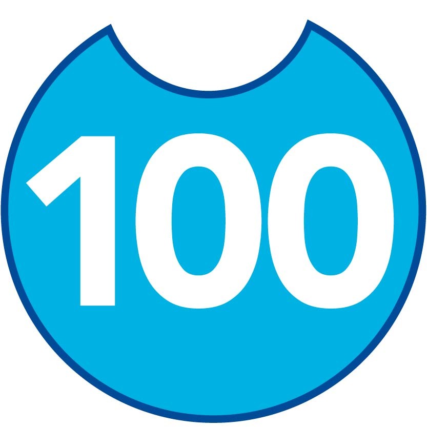 100 mile badge