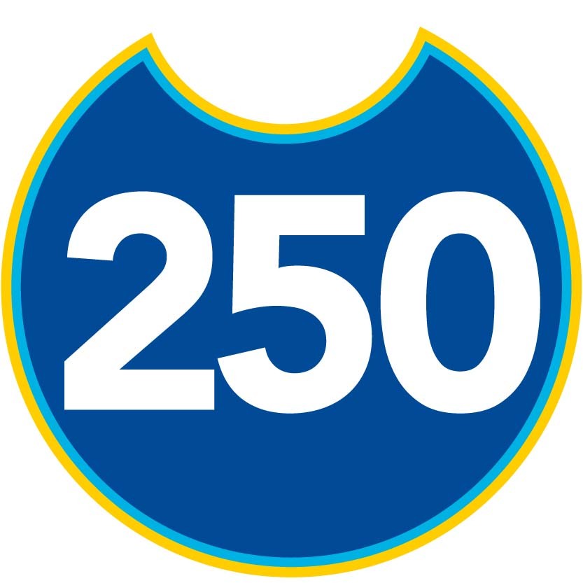 250 mile badge