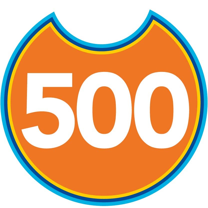 500 mile badge