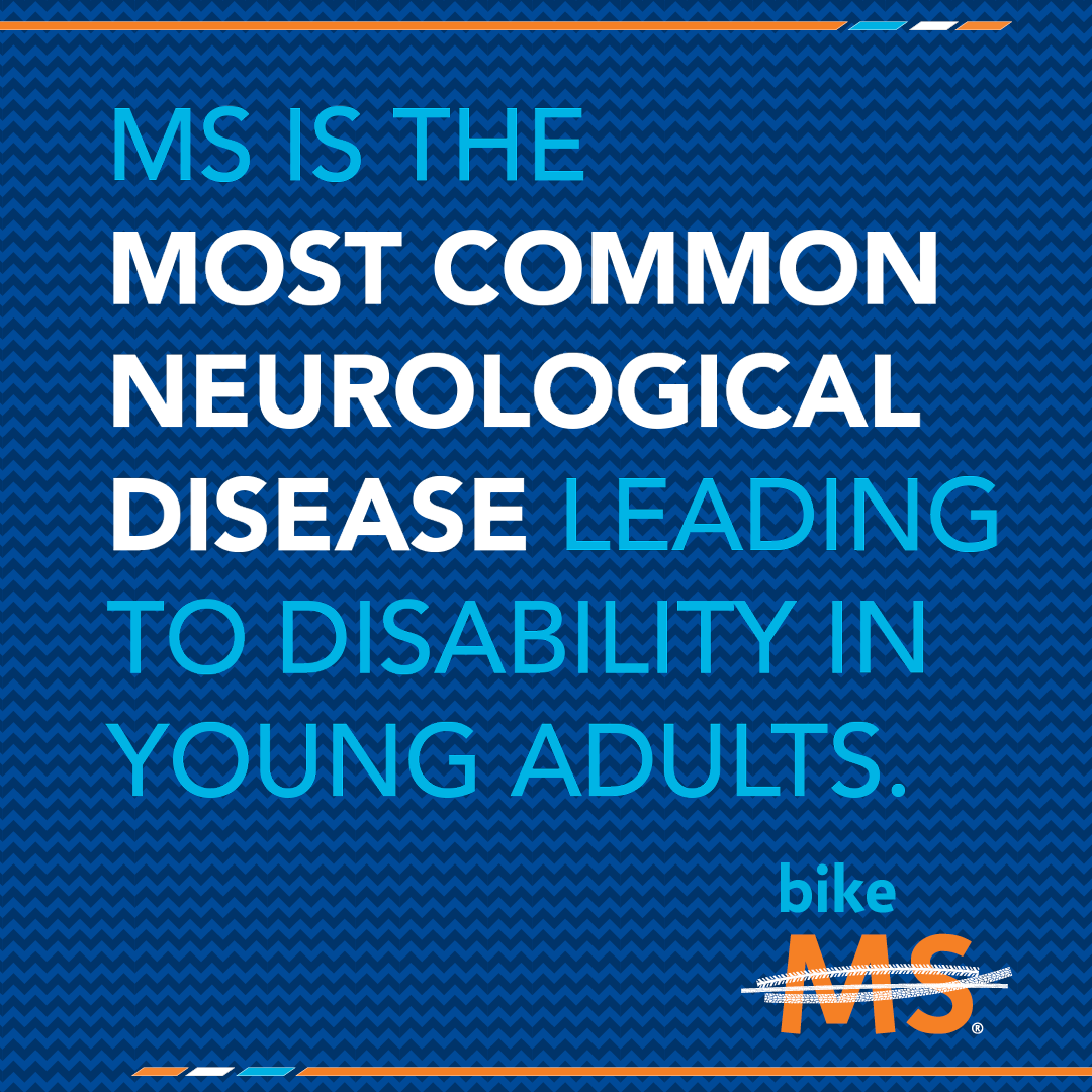 MS is the most common neurological disease leading to disability in young adults