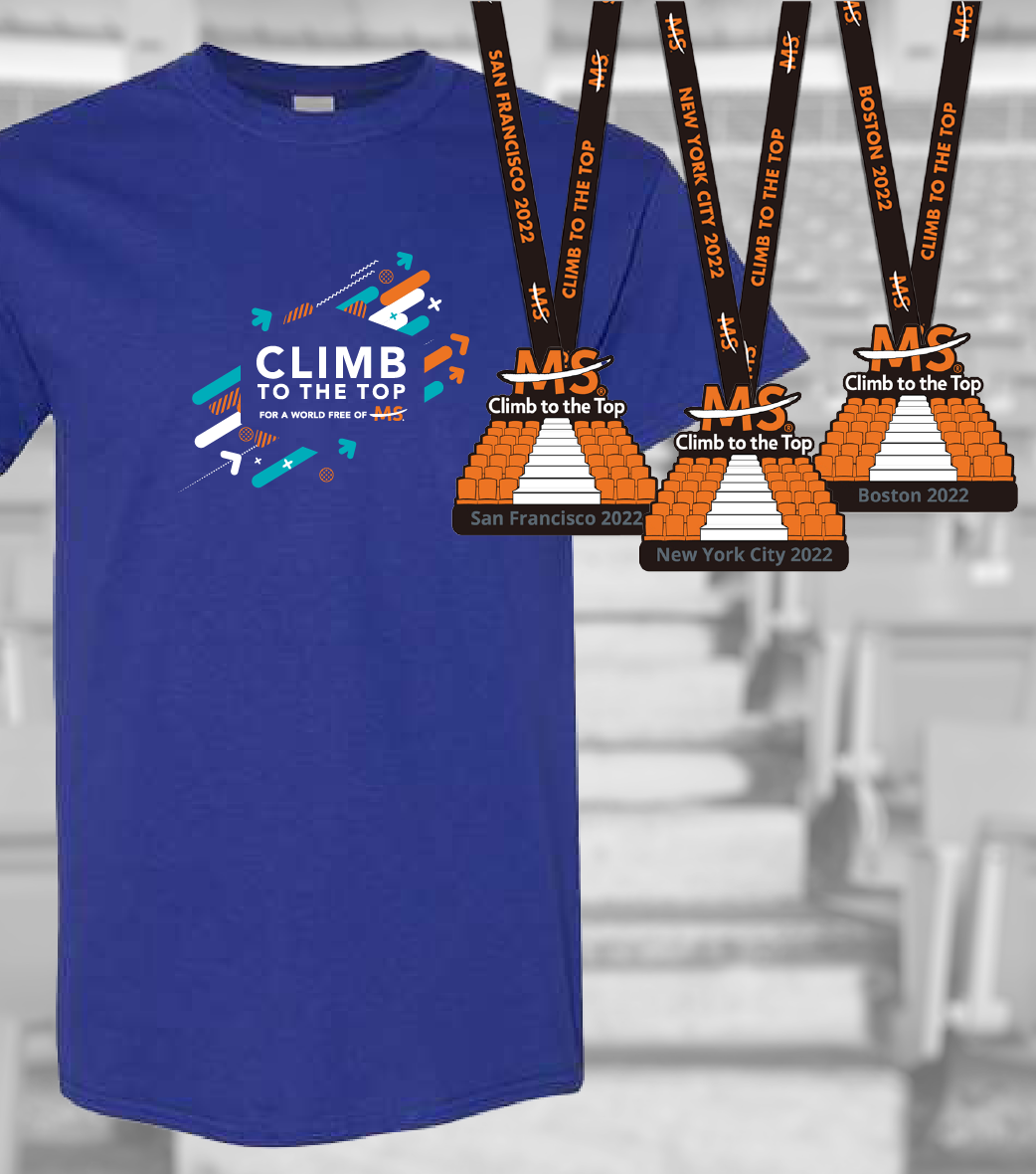 T-shirt and medal