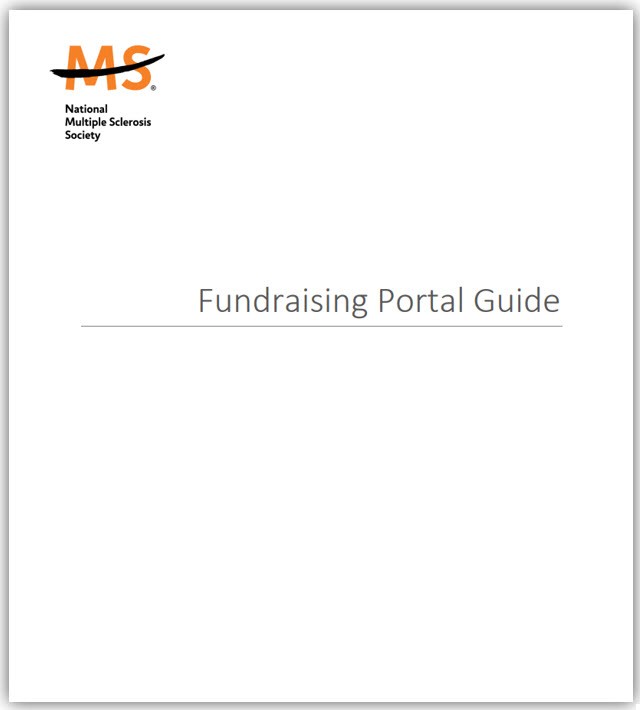 Fundraising Portal Guide cover