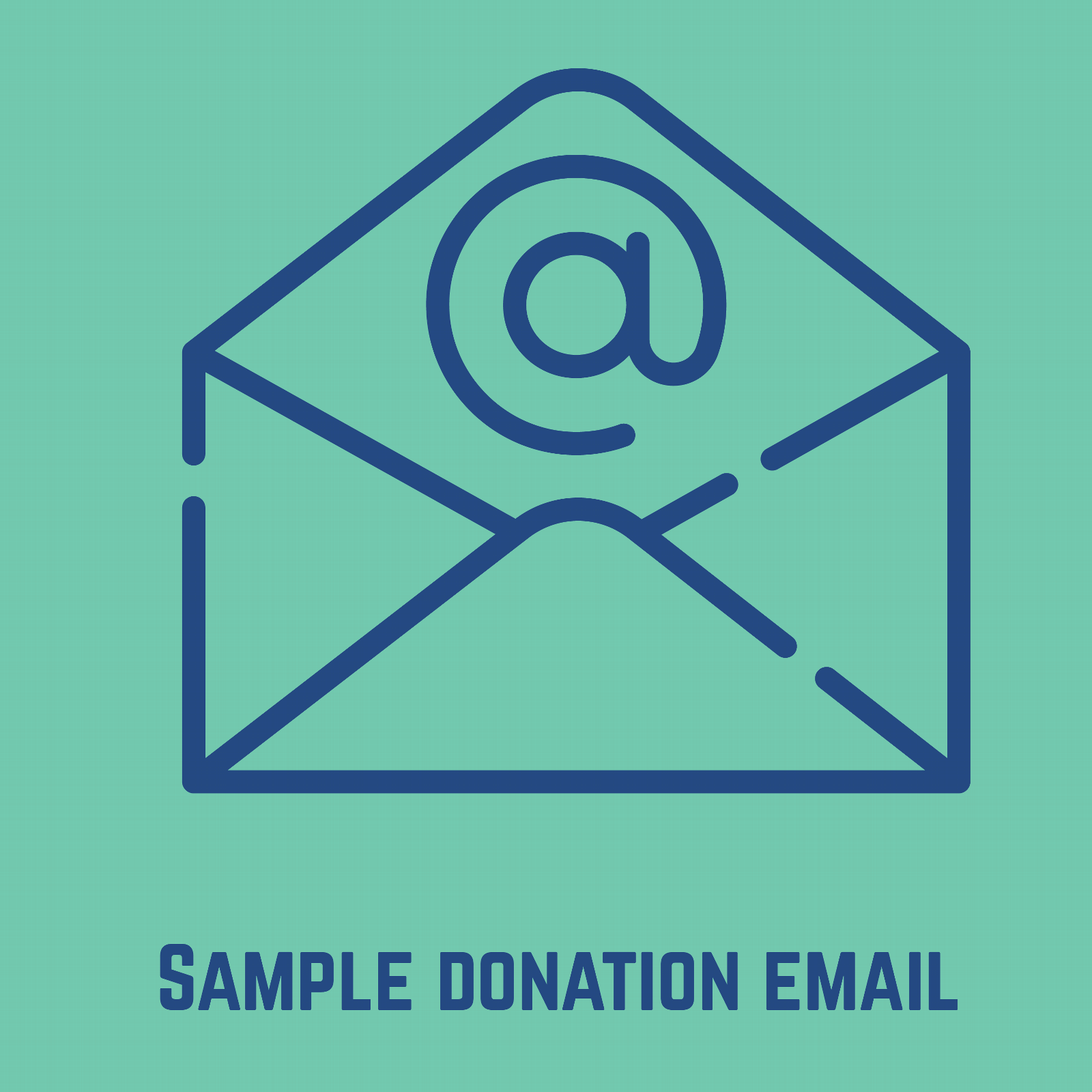 Sample Donation Email