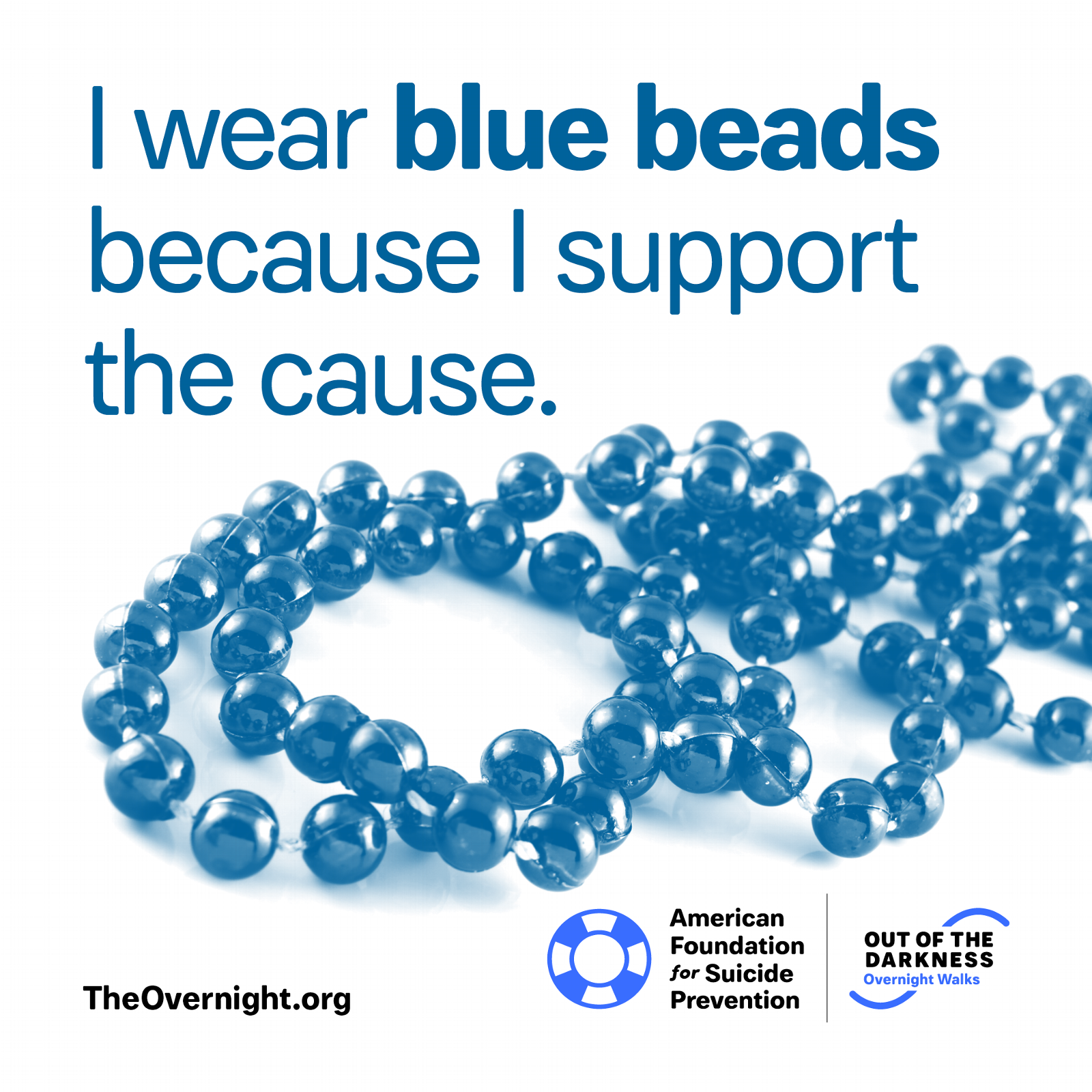 I Wear Blue Beads