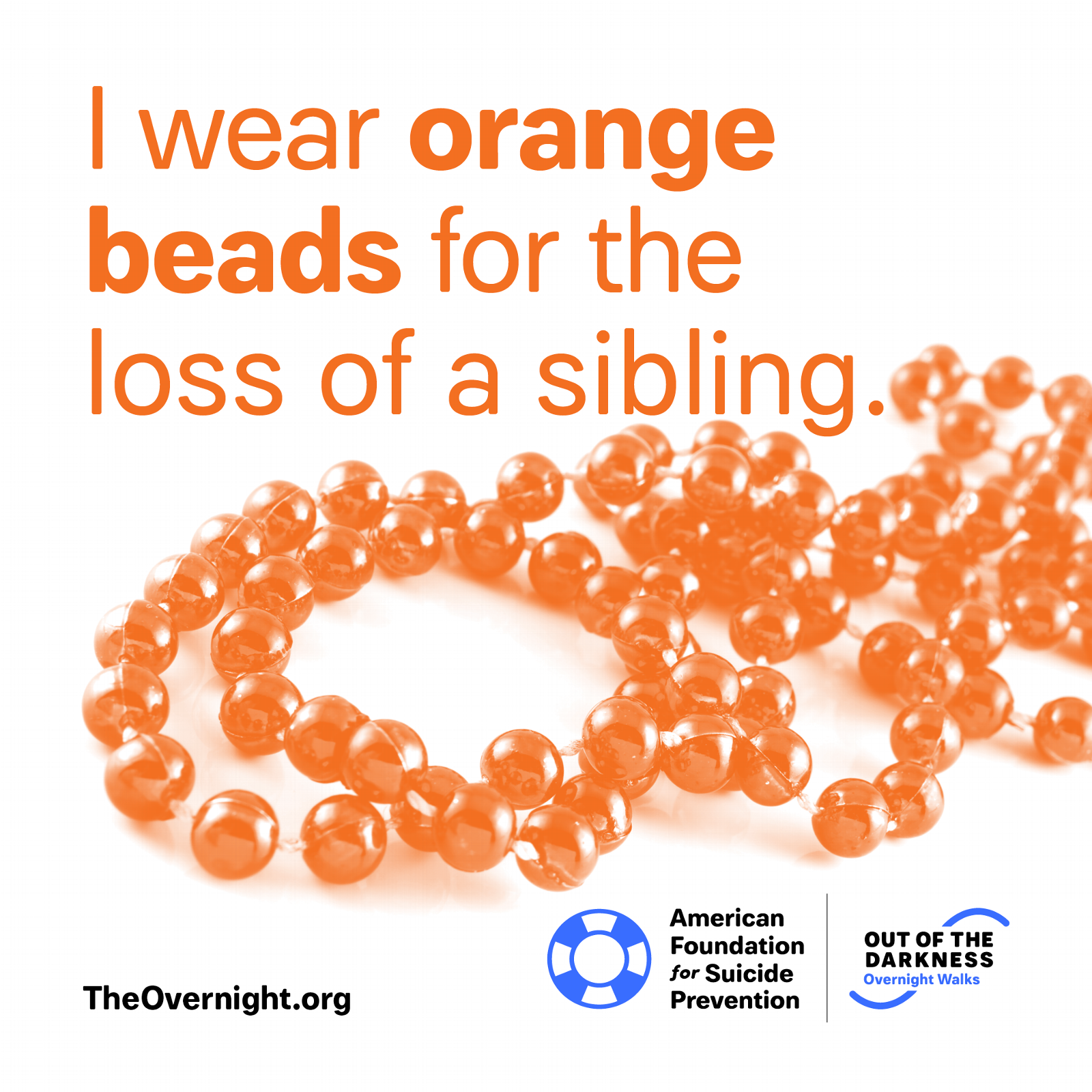 I Wear Orange Beads