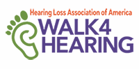 Logo, Hearing Loss Association of America Walk4Hearing